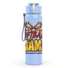1PC Softball Mom Retro Slogan Print 750ml Color Plastic Sports Water Bottle Leakproof Flip Straw Lid Suitable for Sports Office Home Use