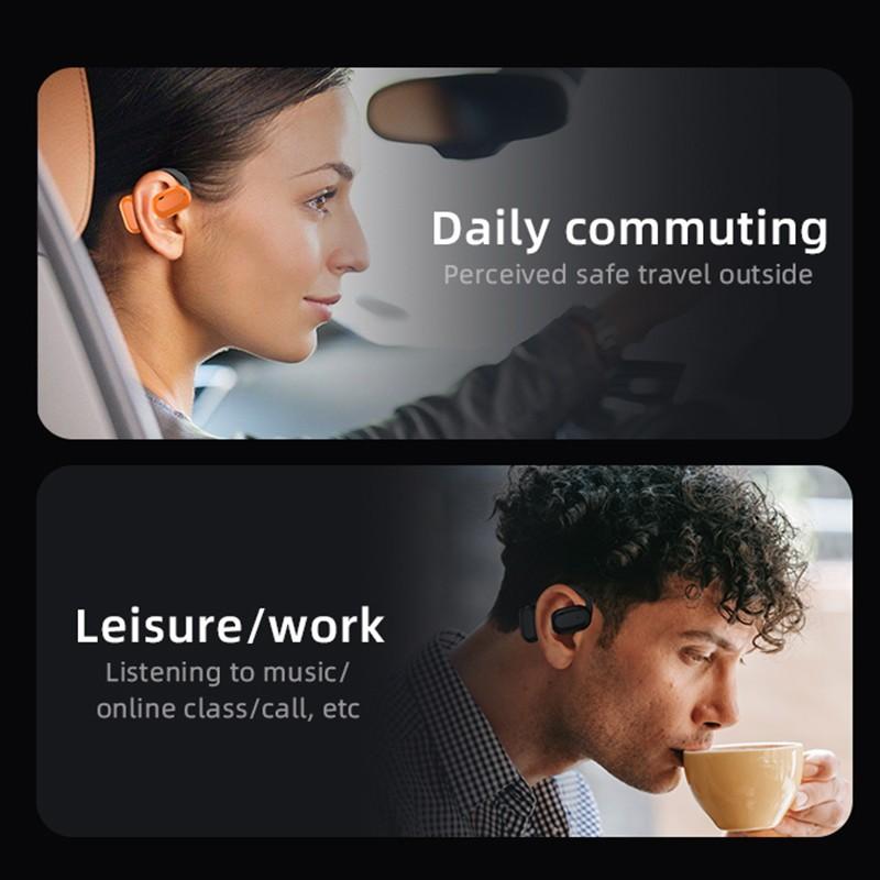 Беспроводные наушники Sing-Ear Ear Hook Наушники Hi-Fi стерео Bluetooth-гарнитура Спортивные наушники с открытым ухом для смартфона