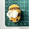 Шерстяной вязаный крючком брелок «Маленькая пчелка», ручной работы, подвеска для ключей, милая маленькая креативная пчелка, украшение для сумки