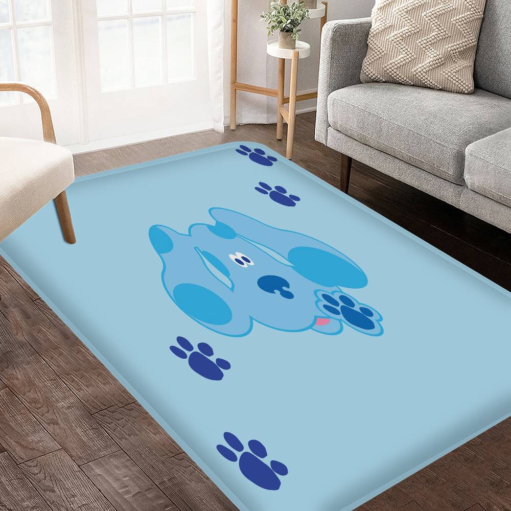 Blue Clues Kitchen Mat Kids Room Bedroom Decoration Balcony Anti-Slip Doormat Living Room Alfombra