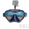 Новое крепление GoPro, регулируемый угол обзора, плавающая маска для дайвинга, очки для дайвинга, дыхательная трубка, комплект из четырех предметов для плавания