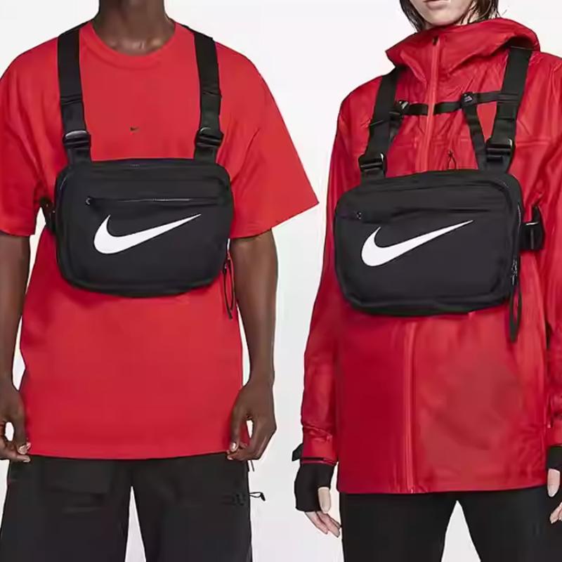 Nike Lab X MMW Collaboration Полиэстер Полиэстер Рюкзак Слинг Унисекс Черный Повседневный CZ5629-010