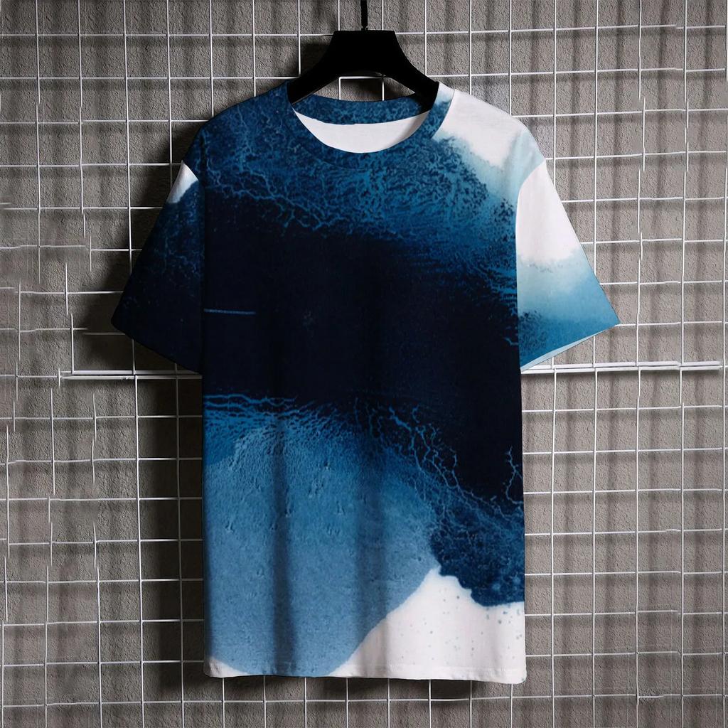 Мужские повседневные топы, модные свободные и универсальные мужские футболки с коротким рукавом в стиле Харадзюку, футболки оверсайз с графическим принтом