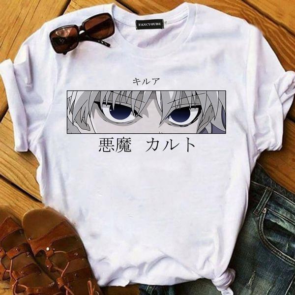 Футболка Hunter X Hunter Hisoka Morow Hxh, женская футболка с героями мультфильмов Harajuku 90S, женская футболка с короткими рукавами, летняя одежда