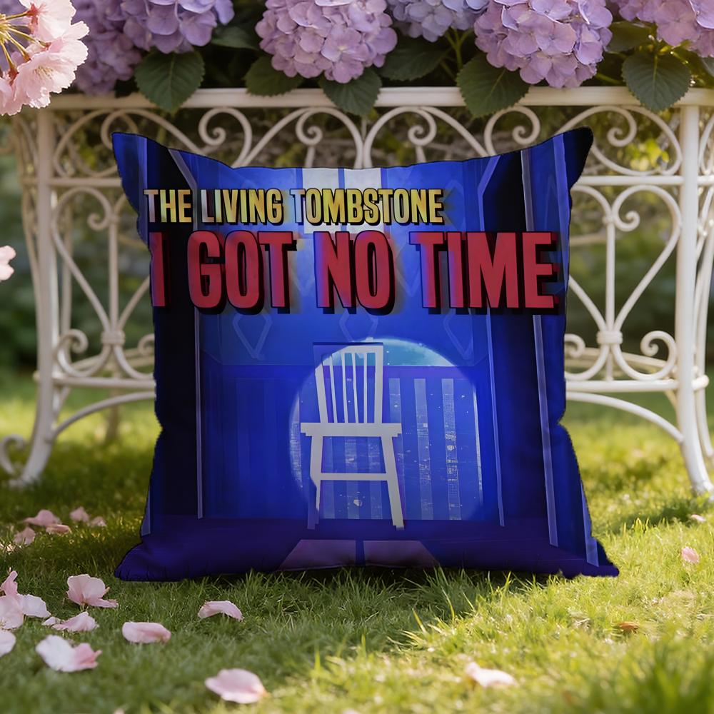 The Living band T-Tombstone Cushion Cover Home & Car Dual-Scene Pillow Cover: Reversible for Premium Comfort