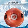 Ski Circle Inflatable Cold Resistant Leakproof Thick Great Load Bearing Snow Sled Toboggan Snow Toy Kids Adults Heavy Duty Snow Tube