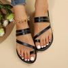 Модные новые женские тапочки, повседневные пляжные тапочки, женские плоские модные сандалии, легкая обувь для ходьбы, шлепанцы женские, Zapatos De Mujer