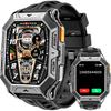 Smart Watch Answer/Make Calls Compass Barometer 1000mAh Extra-Long Battery Rugged 100+ Sports Modes Outdoor Military 2.13 Inch AMOLED Smart Watches