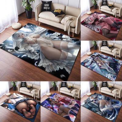 Сексуальный аниме девушка принт творческий ковер игровая комната вечерние бикини пляжный коврик коврик для йоги украшение дома декор комнаты туалетный коврик