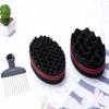 Набор для укладки дредов и афро из 3 предметов - Двусторонний кёрлинг-спонж с гелем для твистов, четких кудрей и контроля над пушистостью, Профессиональные инструменты для укладки волос