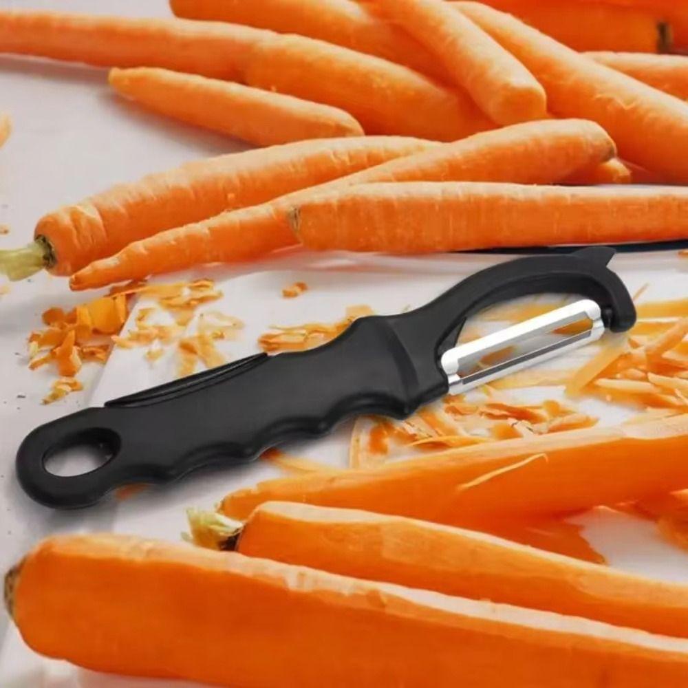 2-in-1 Peeler Soft Grip Handle Stainless Steel Peeler Efficient Fruit Utensils  Food Preparation