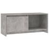 Vidaxl Szafka Pod Tv, Szarość Betonu, 90X35X40 Cm
