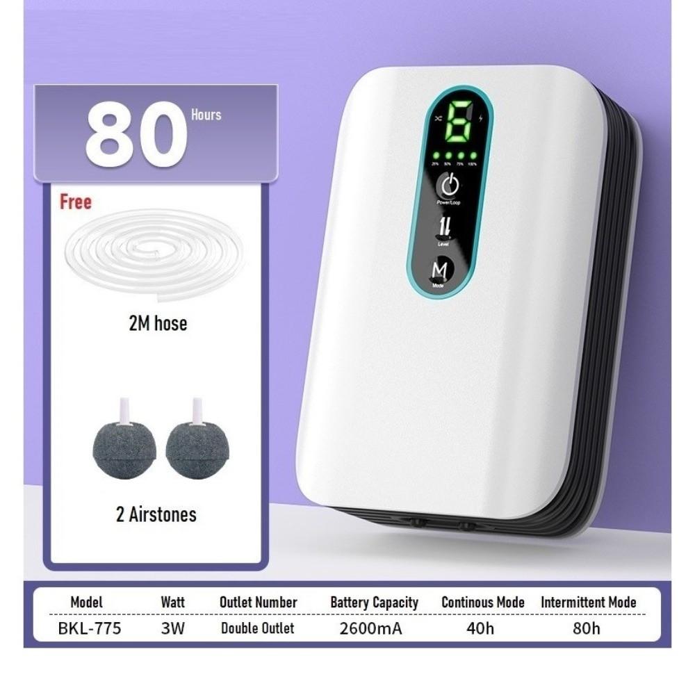 Ultra Silent Aquarium Oxygen Air Pump Low Noise Small Oxygen Machine For Fish Tank Aquarium