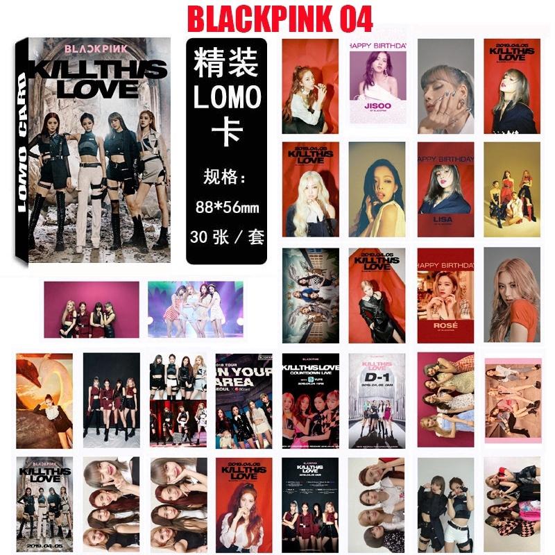 В НАЛИЧИИ// 30 шт./коробка Альбом с Lomo-карточками K-pop BLACKPINK "SQUARE UP" "Kill This Love" Дженни Джису Розэ Лиса HD Фотокарточки Карточки--Случайный выбор