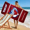 Пляжное полотенце с принтом Colorado Avalanche, Большое, Мягкое, Быстросохнущее, для Пляжа, Кемпинга, Плавания