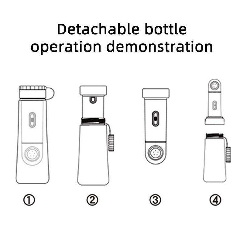 OEM/ODM Collapsible Travel Shattaf Customized Color Retractable Nozzle Waterproof ABS Electric Bidet for Toilet Bathroom Use