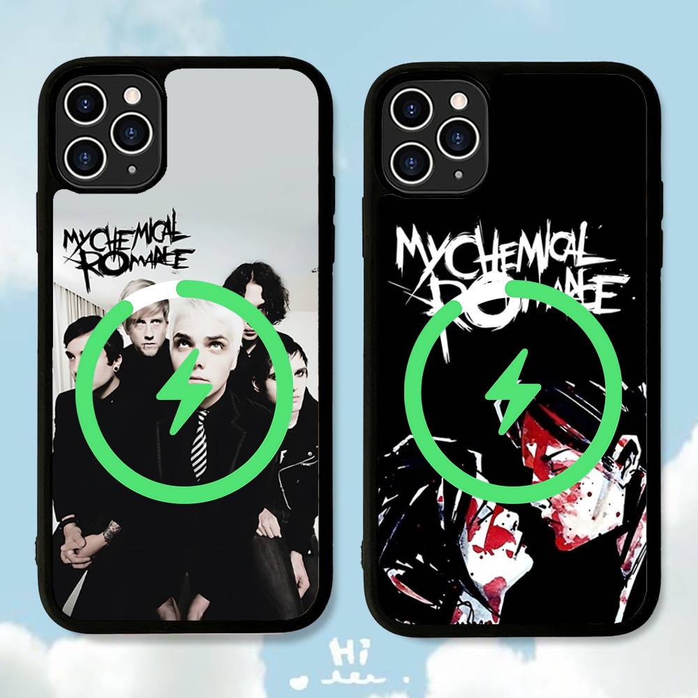 My Chemical Romance Rock Band Magnetic Case For IPhone 17 16 14 13 12 11 15 Pro Max Plus Wireless Charge Phone Cover