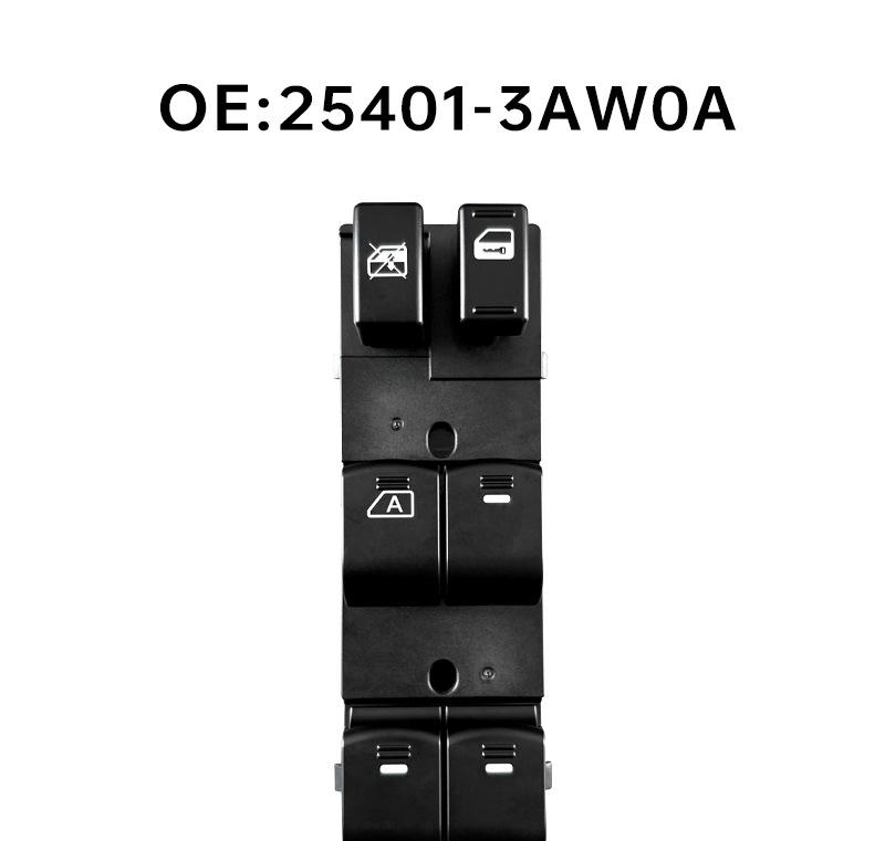 25401-3AW0A Переключатель стеклоподъемника автомобильного окна и стекла для Nissan Sunny/Qashqai