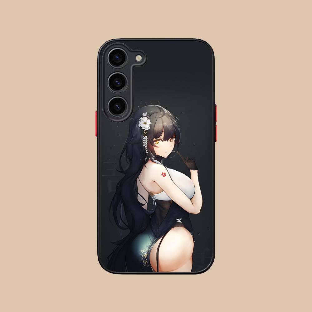 Чехол для мобильного телефона Azur Lane Azuma для Samsung Galaxy S25 S24 S23 S22 S21 Plus FE Ultra Цветной Силиконовый Защитный Красивый Роскошный