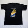 No Beer No Work Funny Drinking T Shirt Mens Large Black Graphic Print Casual Unisex T-Shirt