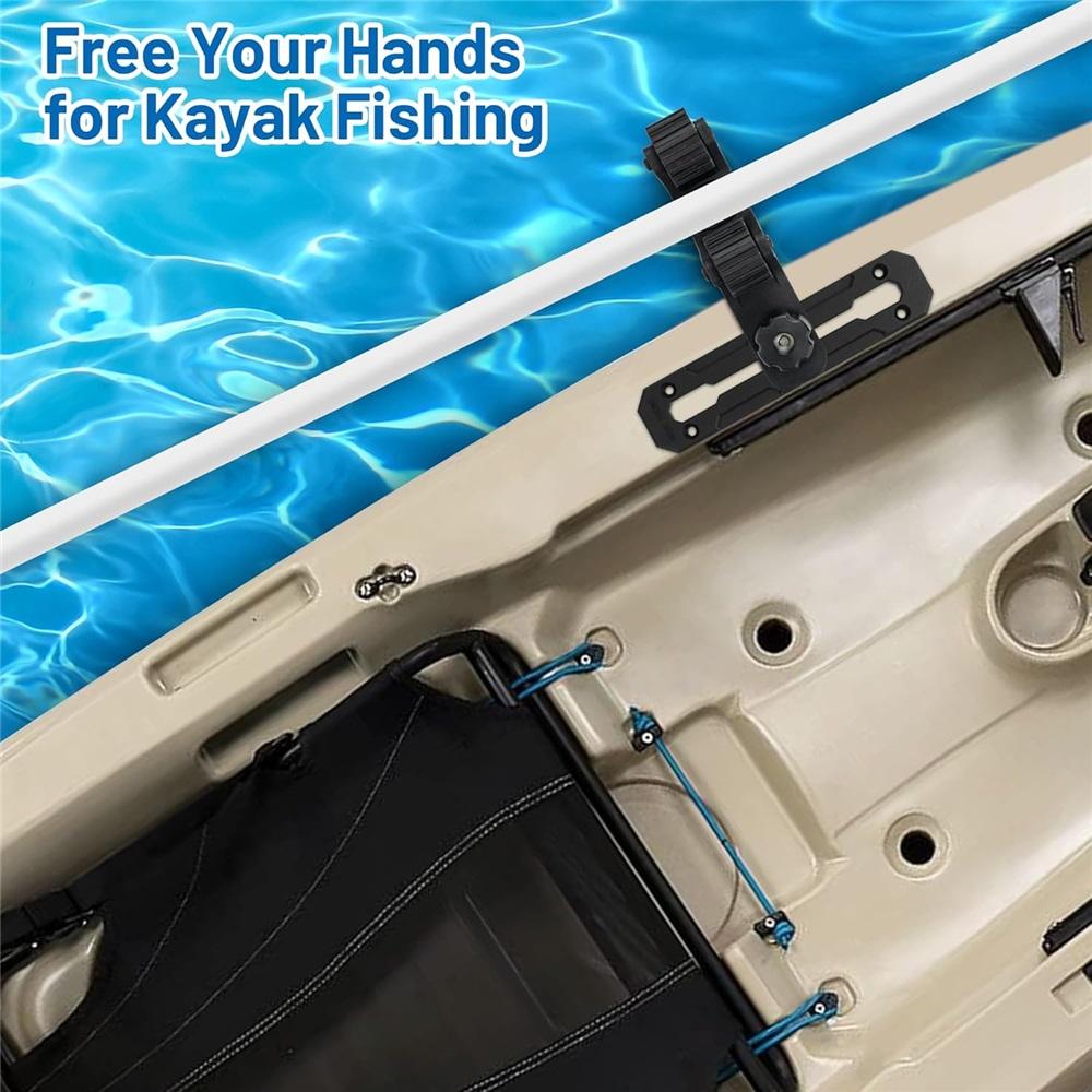 2-секционный держатель весла для каяка, универсальный зажим для весла для каяка, универсальный держатель весла для безопасной гребли, крепление для байдарки, рыбалка, аксессуары для лодок