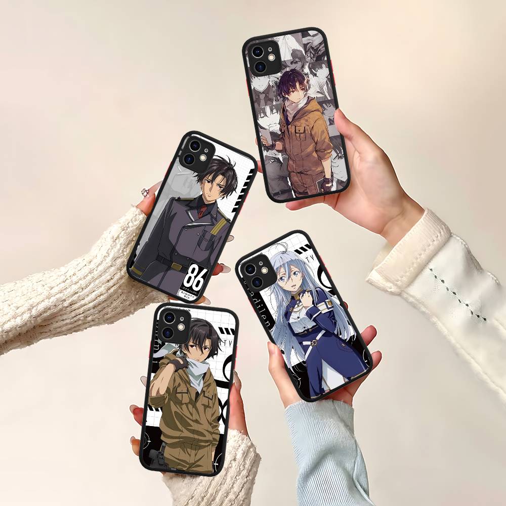 Classic Anime 86 Eighty Six Phone Case For IPhone 16 15 14 13 12 11 Pro Max 7 8 6 6s Plus Matte Cover