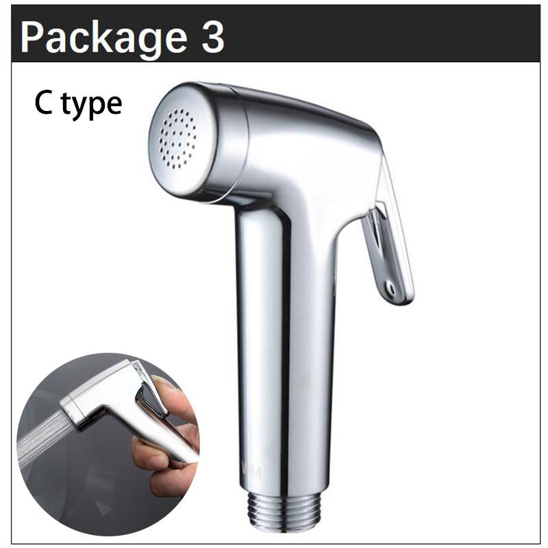 6 типов ABS серебристый унитаз биде душевая головка кран распылитель ручной распылитель туалет душ для ванной мусульманские биде самоочищающиеся