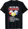 8-Ball Pool Player Billiards Novelty T-Shirt Gift Idea