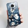 Печатный чехол для телефона Nokia C21 Capa Nokia C20 Plus Fundas Nokia C30 Чехол Мягкий силикон Черный корпус Милый Цветок Мультяшный Корпус