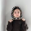 Корейский полосатый детский головной платок Color Block - Теплая шапка-обертка для шеи и головы младенца