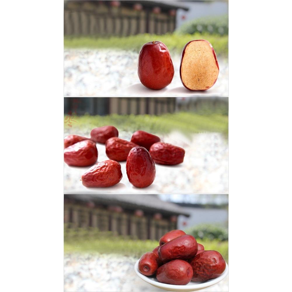 250g Organic Chinese Red Dates Dried Jujube Premium Natural Sweet Superfood Healthy Snack Tea Gift