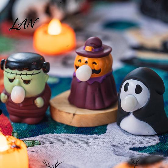 Stress Relief Ghost Toys Halloween Squeeze Toy, Bubble Pop Pumpkin Figurine, Cute Toy for Decorative Desk Accessories Kids, Decor Classroom