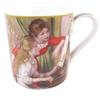 [Q0216] - Porcelain Mug 'Auguste Renoir' (young Girls At the Piano) - 12x9 Cm (38 L)