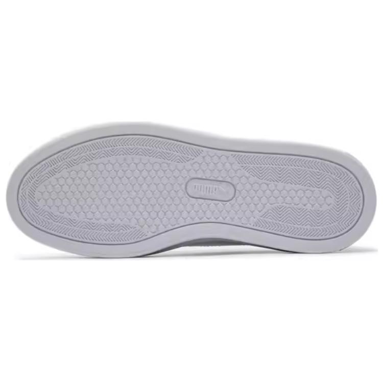 Puma Smash Platform V3 Reptile Бело-серебристые женские кроссовки 392253-01