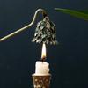 Винтажный гаситель для свечей Ароматерапия Эмаль Инкрустация бриллиантами Искусство Ретро Длинная ручка Гаситель для свечей Элегантный домашний декор