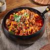 Китайская сковорода-вок с деревянной крышкой и плоским дном для индукционной плиты