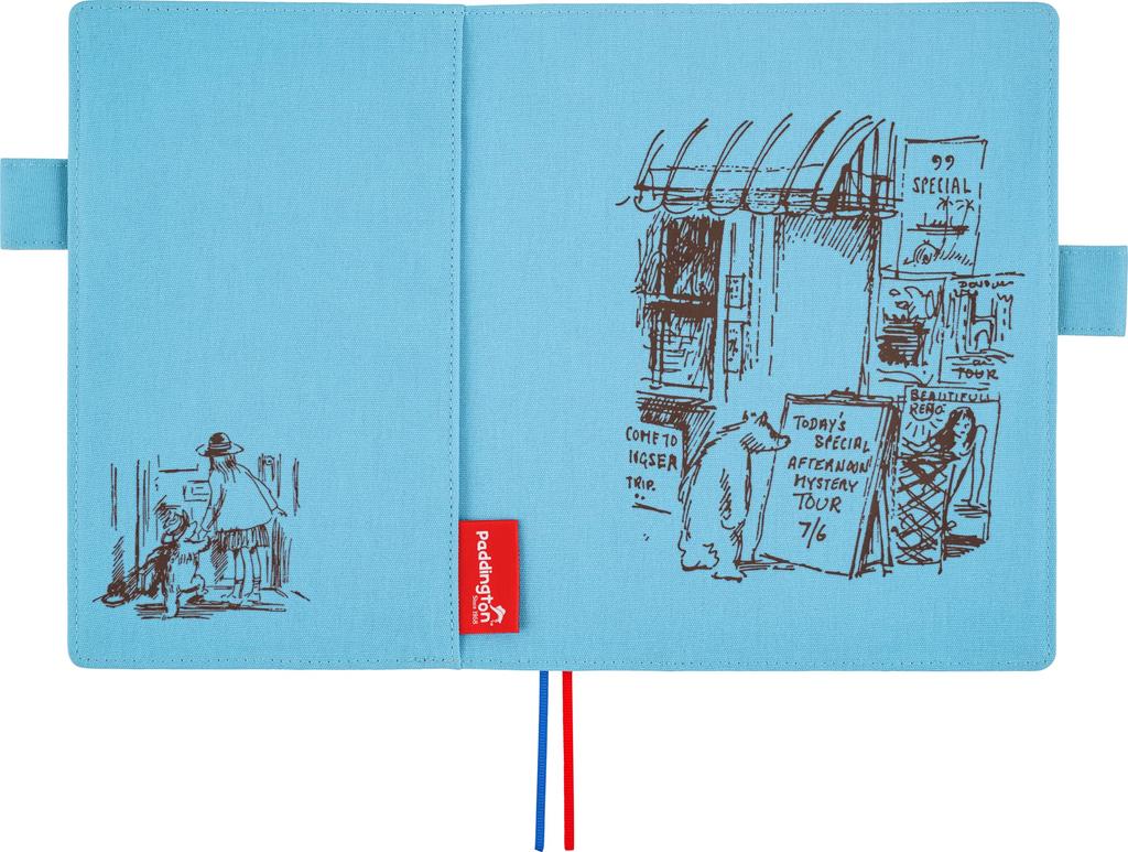 Hobonichi Techo Cousin Notebook Cover (A5) Paddington™/Paddington Bear™ (Outing)