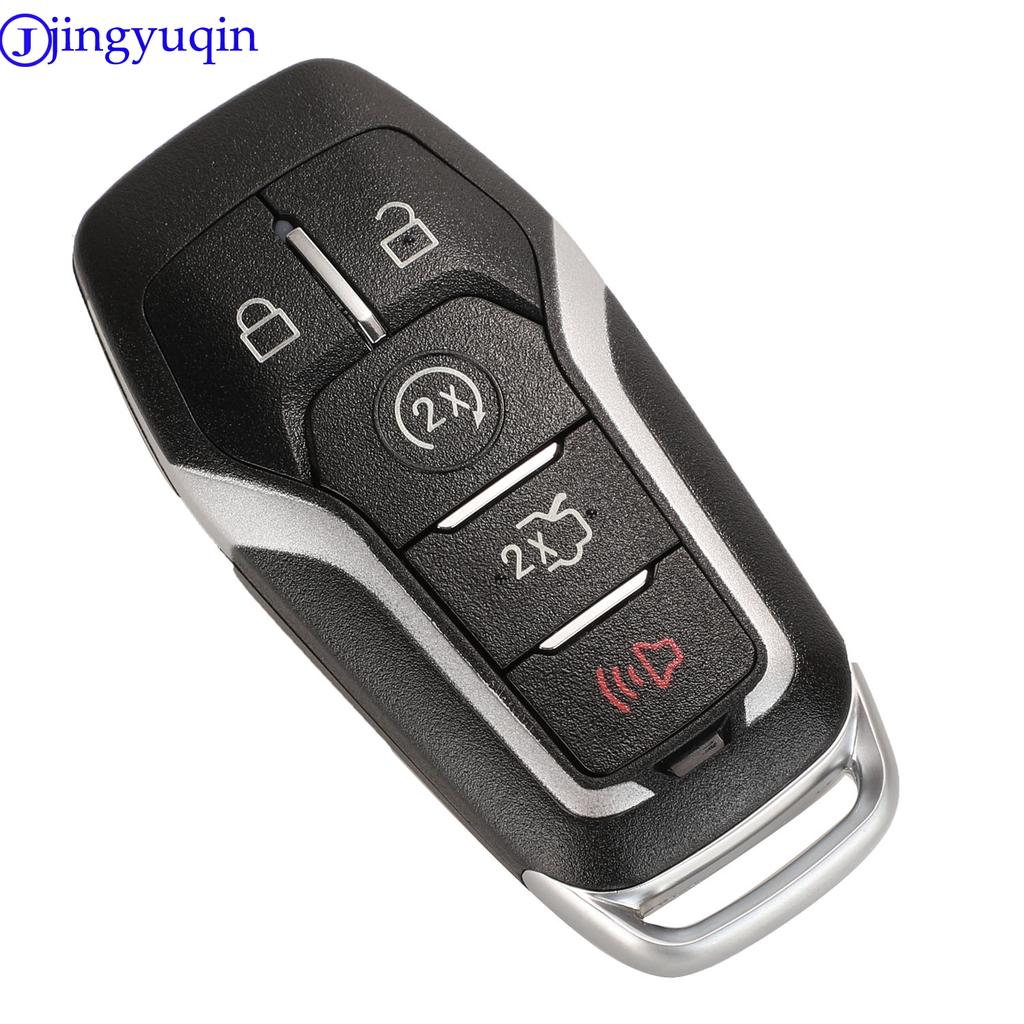 jingyuqin Replacement Car Key for Ford Edge Explorer Fusion 2015 2016 2017 M3N-A2C31243300 164-R7989 Key Case Cover