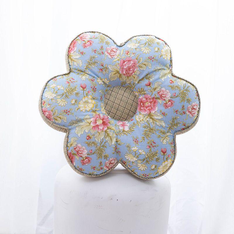 Корейская подушка с цветком сливы: Подушка для сна из 100% хлопка для офиса и спальни