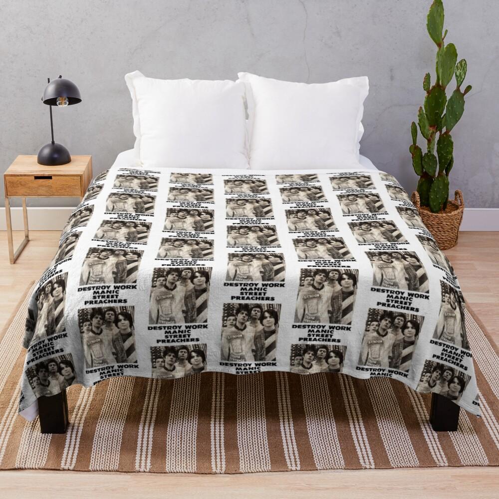 Manic-Street-Preachers-Destroy-Work Throw Blanket