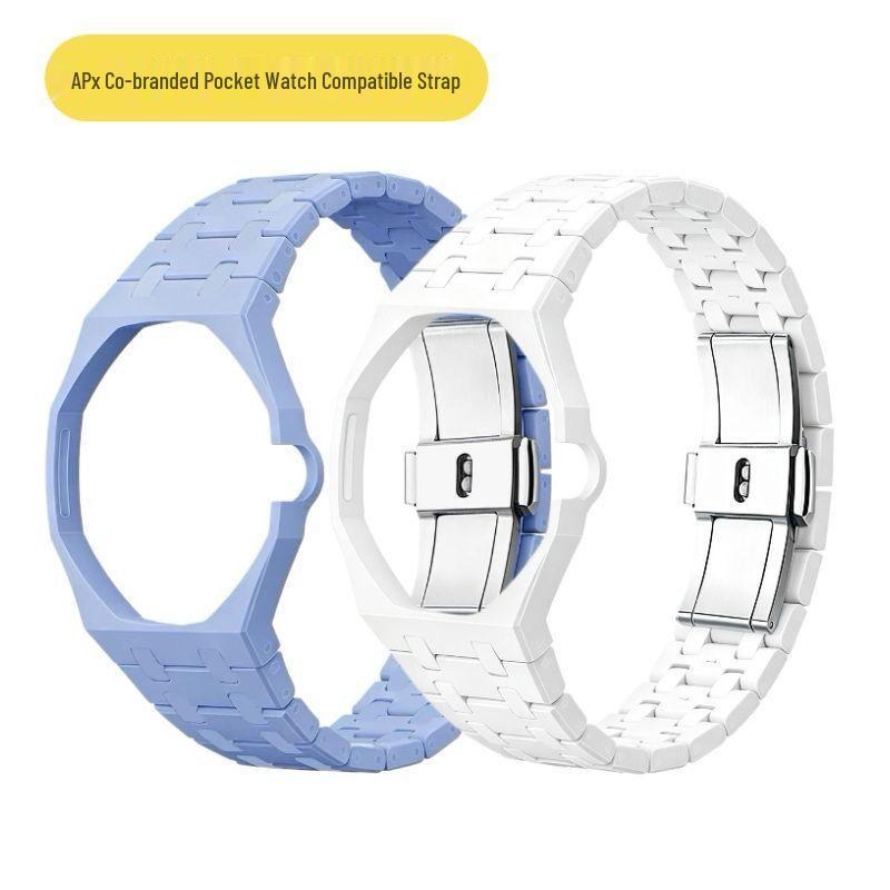 Биокерамический ремешок для часов Swatch x Audemars Piguet Royal Oak Royal Pop