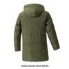 Зимние мужские куртки больших размеров 7XL 8XL, теплые стеганые куртки, модные мужские парки средней длины из хлопка и пуха, мужские термоветровки с капюшоном