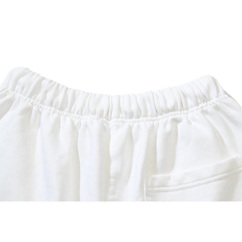 1019 Off-White 2026 Spring/Summer New OW Tape Slant Stripe Pattern Printed Men's and Women's Casual Loose Shorts