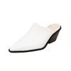 Fashion Comemore Spring Summer New Slippers Sexy Pointed Toe Slip On Baotou Mules Slipper Female Fashion Thick Heel Outdoor Dress Shoes