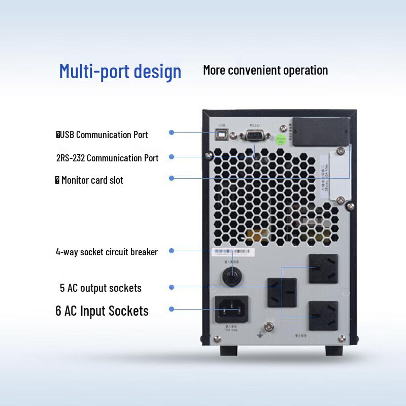 Huawei UPS2000-A-1KTTL Uninterruptible Power Supply CN plug (adapter included)