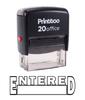 Printtoo Self Inking Rubber Stamp ENTERED Office Stationary Custom