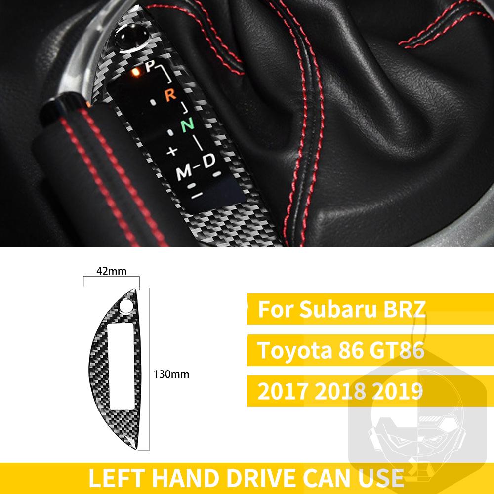 Для Subaru BRZ Toyota 86 GT86 2017 2018 2019 автомобильные аксессуары из углеродного волокна, держатель чашки переключения передач, накладка для кондиционера