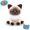 Pets Alive Кот Сиамский котенок Плюшевая игрушка со звуком мяуканья! [Параллельный импорт]
