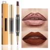 Dual-use Berry Color Lipstick with Lip Liner for Party