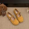 Lightweight and Breathable Retro French Flat-soled Single Shoes Women's 2025 New Spring Versatile One-pedal Mary Jane Single Shoes